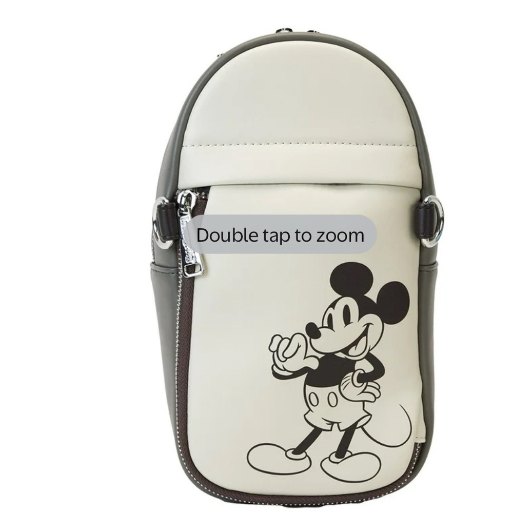 Loungefly Disney Olive and Brown Water Bottle Crossbody Bag NWT - Picture 3 of 7